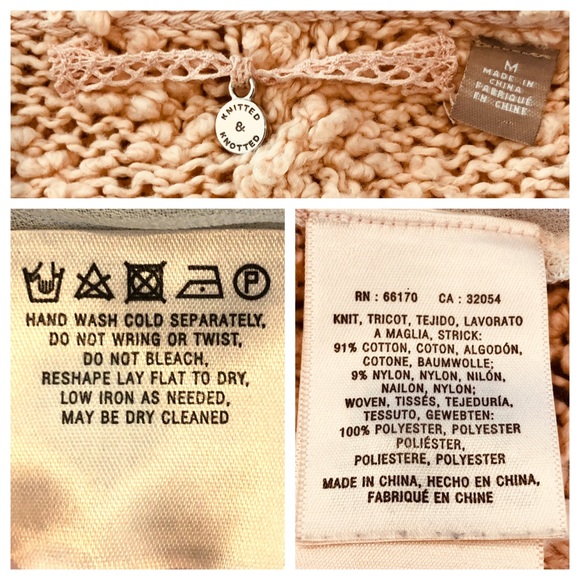 Anthropologie Knitted & Knotted Peach Sweater - Picture 8 of 8